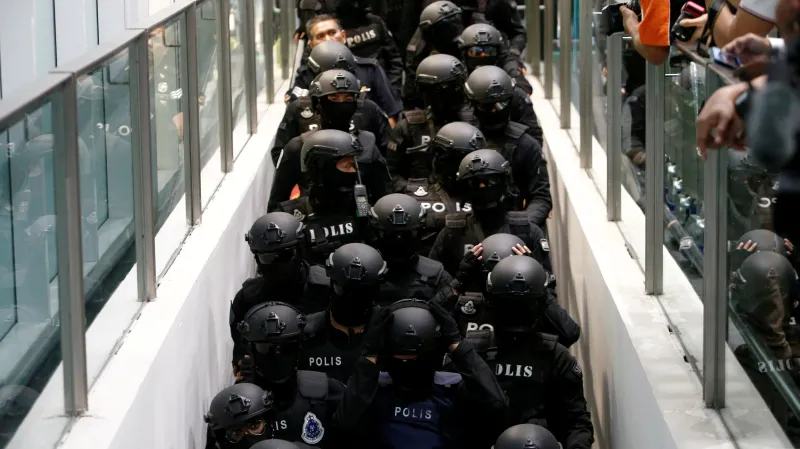 Rekonstrukce Kimovy vraždy proběhla za nejvyšších bezpečnostních opatření