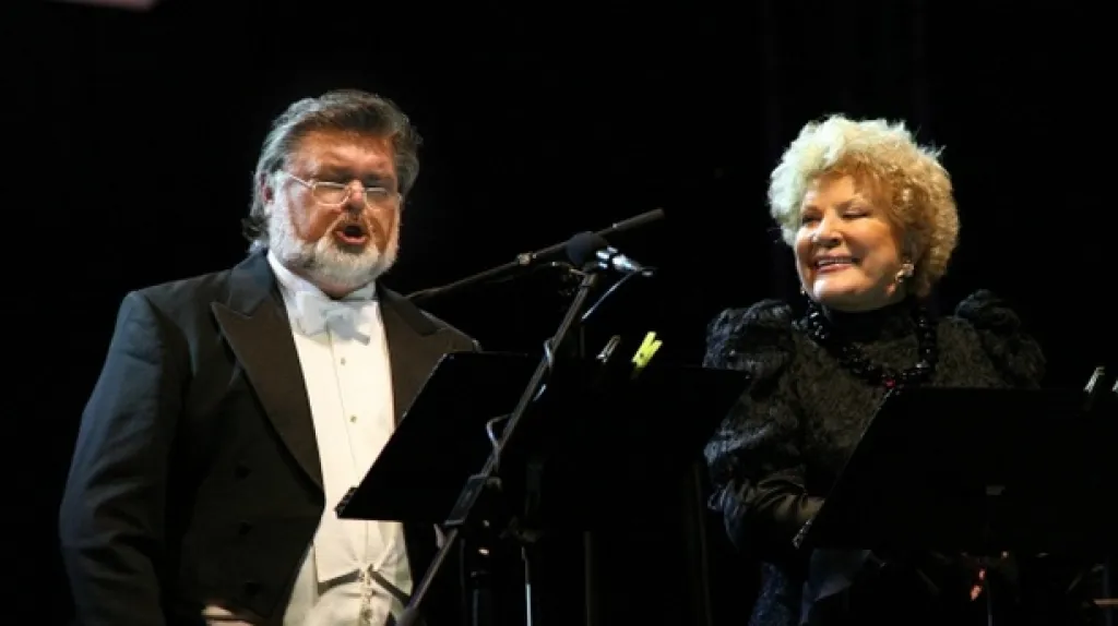 Peter Dvorský a Jelena Obrazcovová
