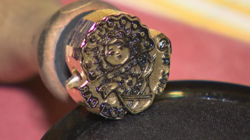 Razítko Ježíškovy pošty pro Vánoce 2015