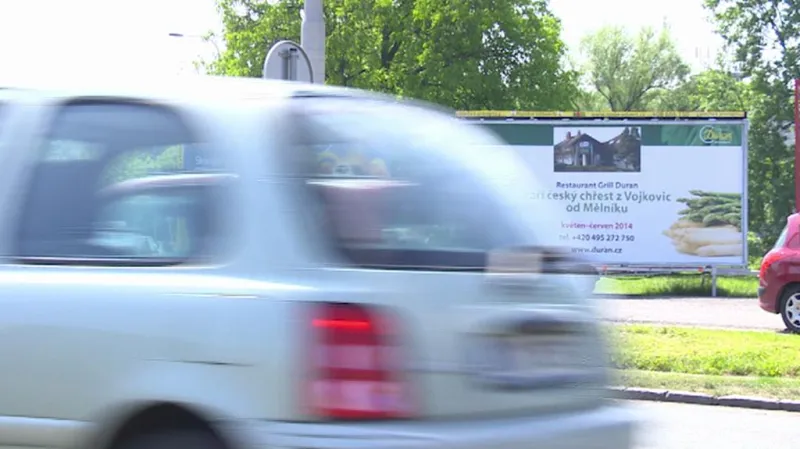 Reklama na vozíku - červen 2014