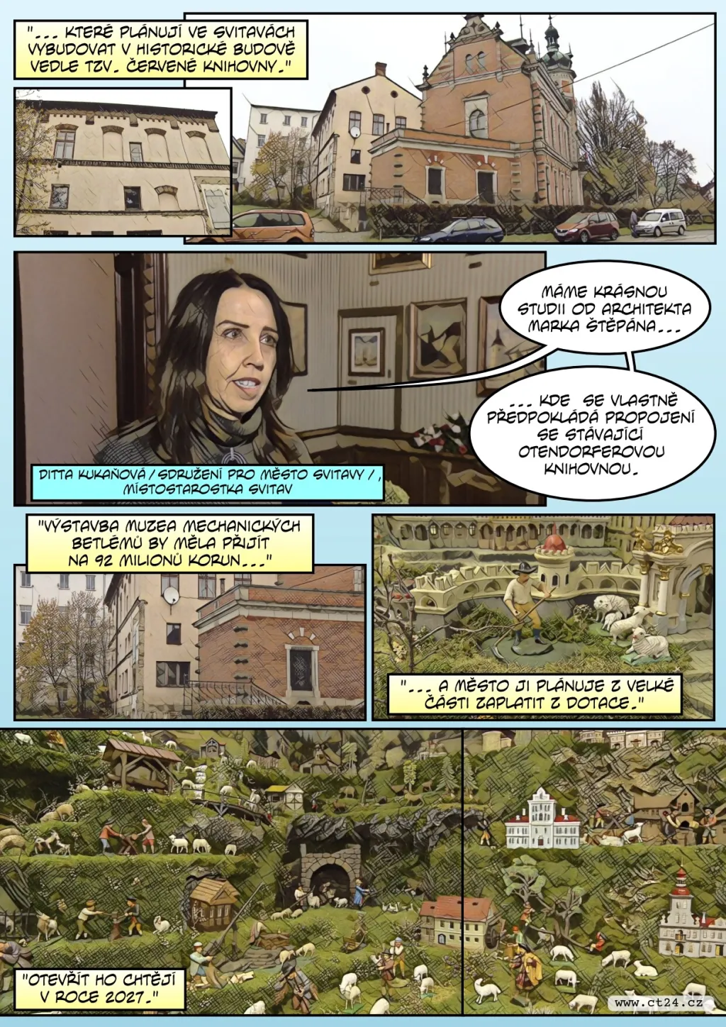 Svitavský mechanický betlém je opravený