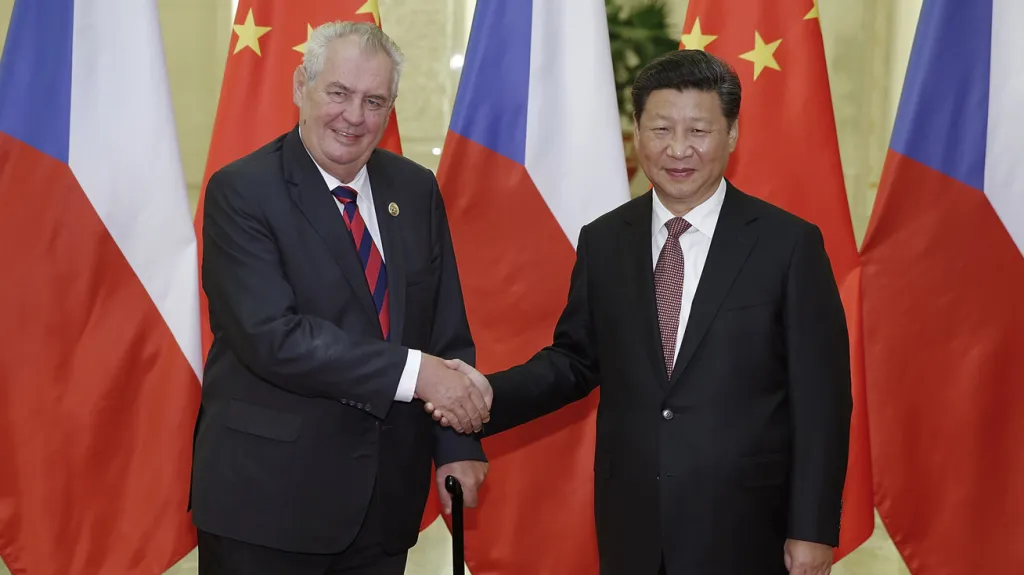Miloš Zeman se Si Ťin-pchingem