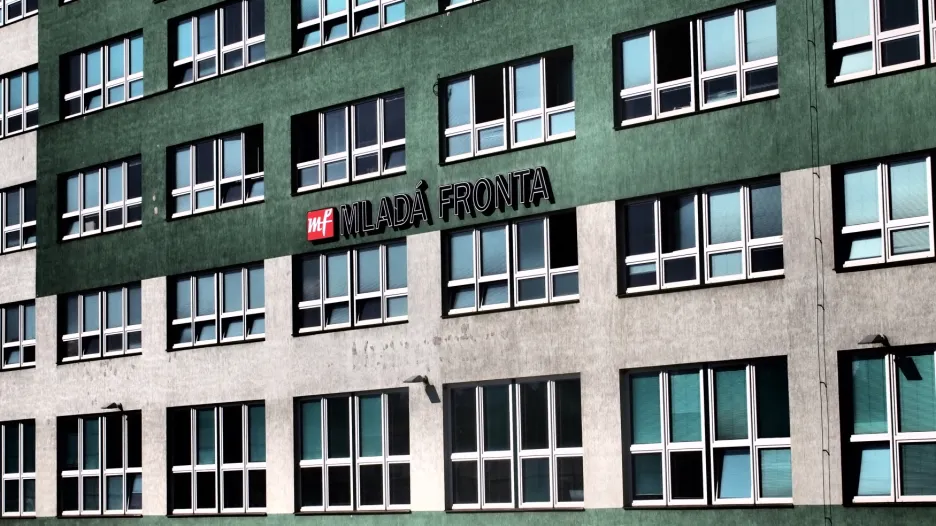 Budova vydavatelství Mladá fronta v Praze (archivní foto)