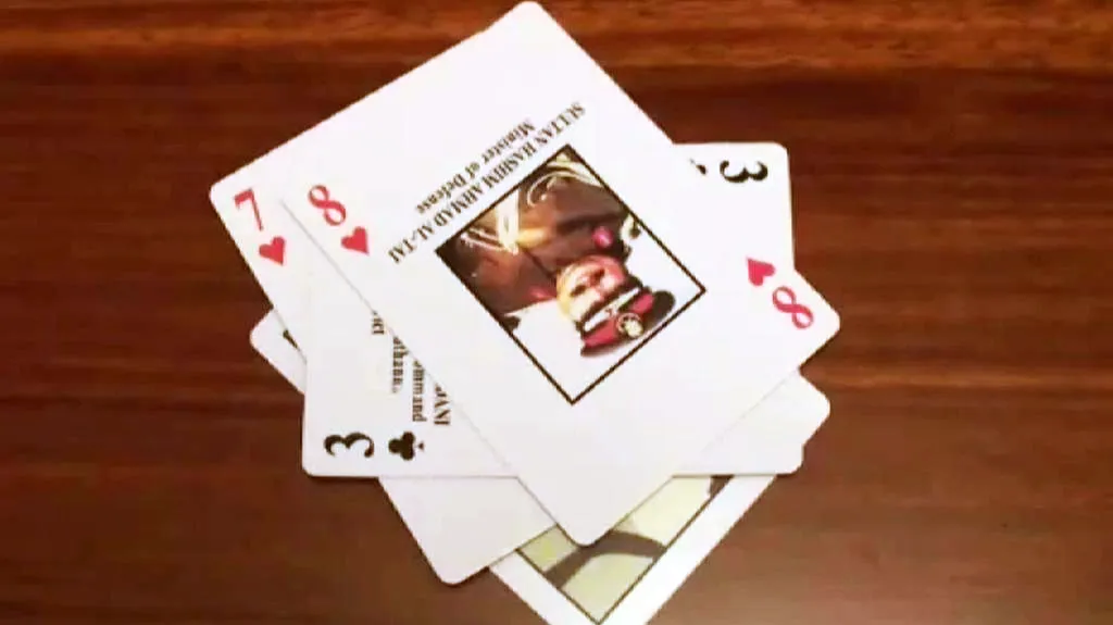 Karty s iráckými pohlaváry