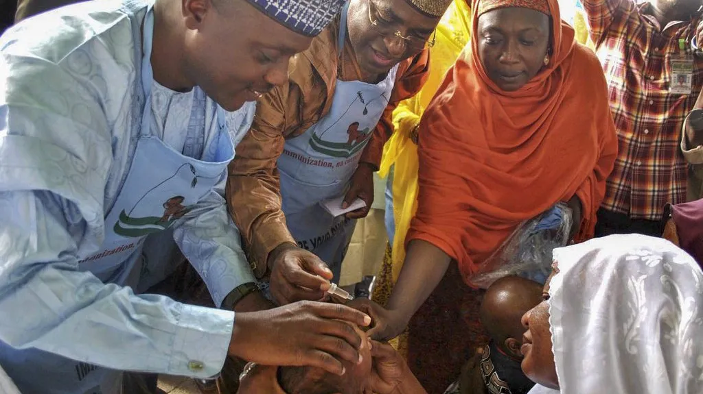 Očkování proti dětské obrně v Nigérii