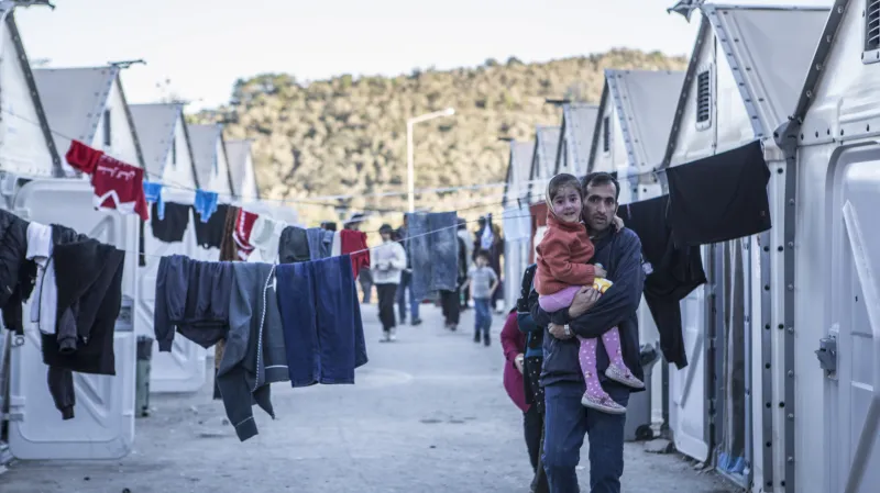 Uprchlický tábor na Lesbu