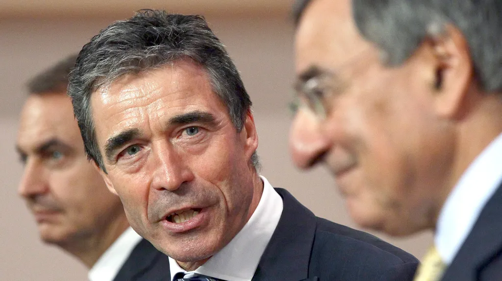 José Luis Zapatero, Anders Fogh Rasmussen a Leon Panetta