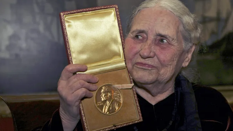 Při zisku Nobelovy ceny v roce 2007