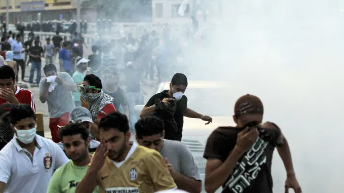 Zásah proti bahrajnským demonstrantům