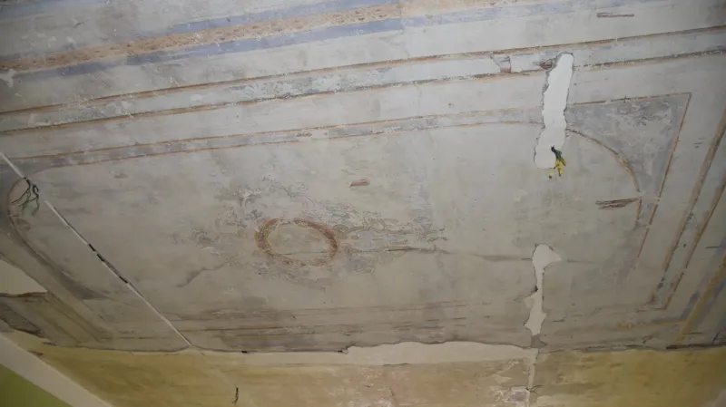 Historické malby v hranické knihovně