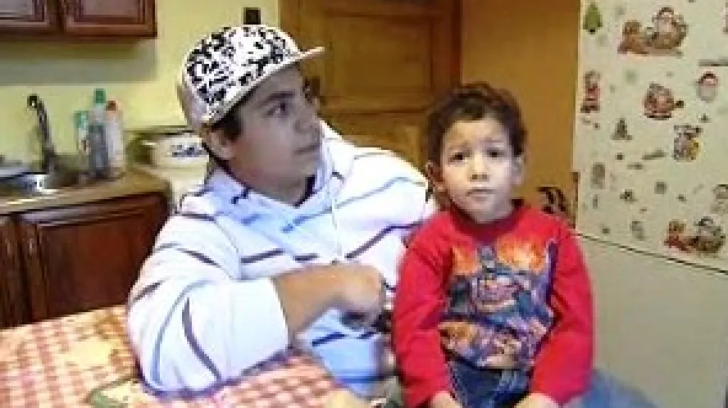 Roman se zachráněným Vláďou