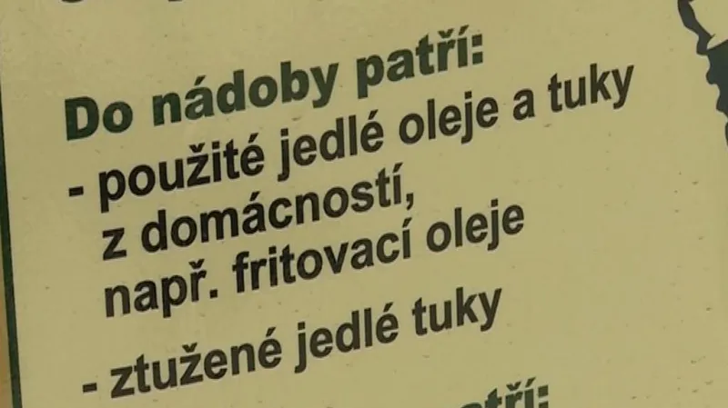 Kontejner na oleje a tuky