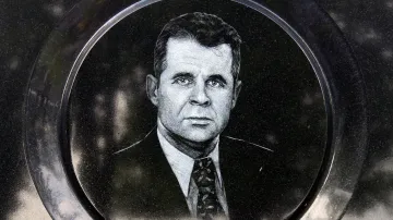 Hrob Františka Mrázka na hřbitově v Českém Brodě