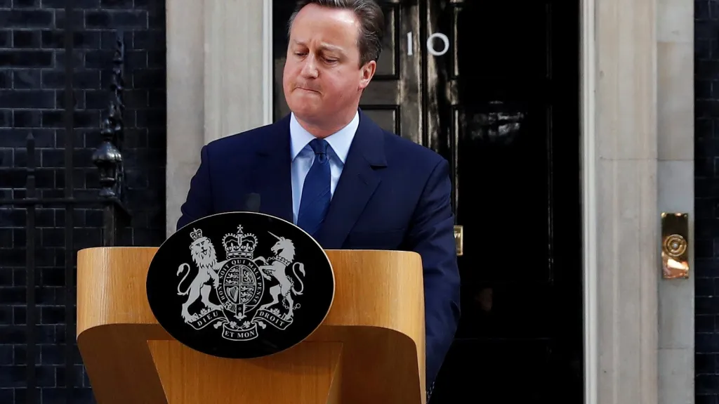 David Cameron oznamuje svůj odchod