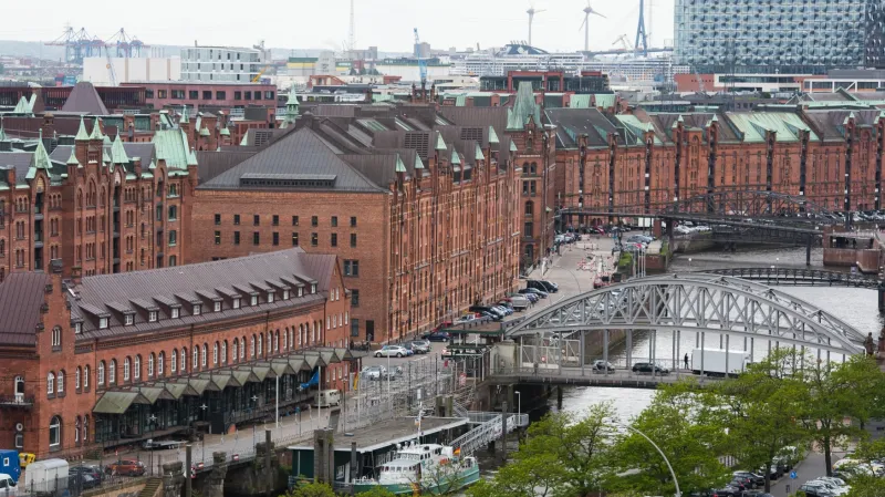 Hamburská čtvrť Speicherstadt