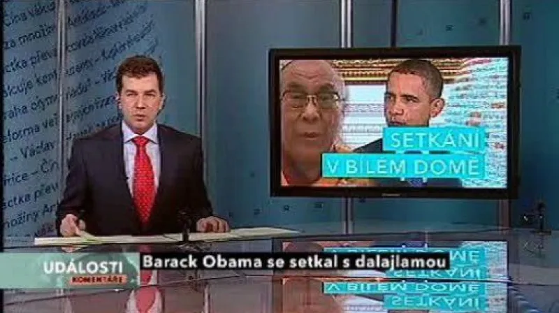 Události, komentáře o setkání Obamy s dalajlamou
