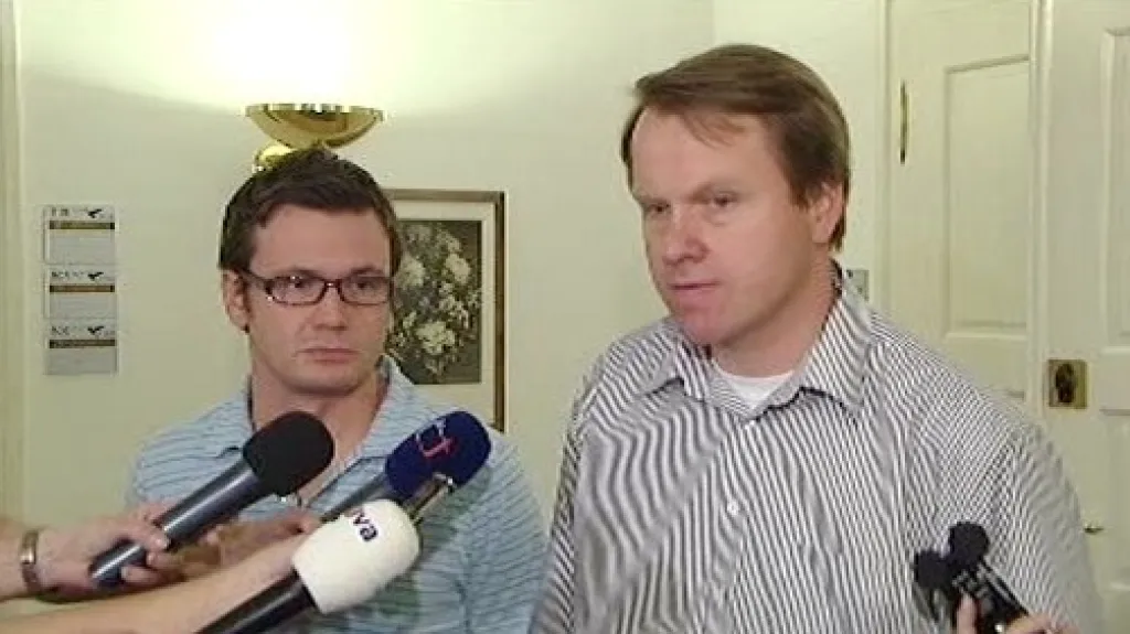 Ondřej Liška a Martin Bursík