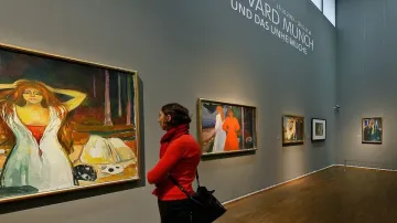 Výstava děl E. Muncha v Leopoldově muzeu ve Vídni