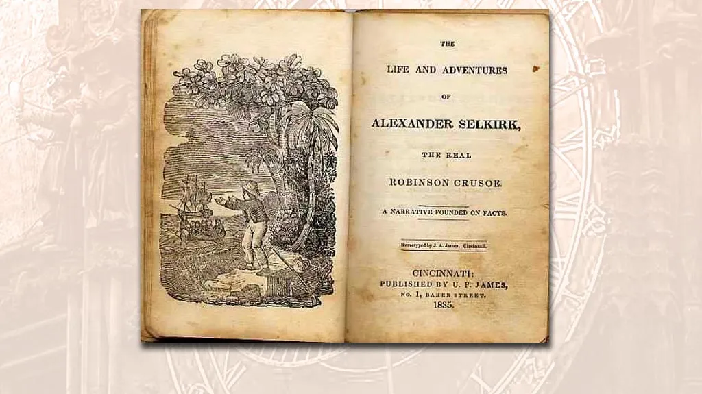 Kniha o Alexandru Selkirkovi - skutečném Robinsonu Crusoe