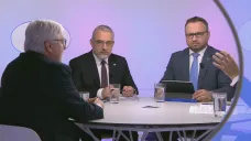 Jiří Rusnok, Josef Středula a Marian Jurečka (KDU-ČSL)