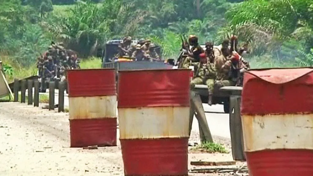 Vojáci v Pobřeží slonoviny