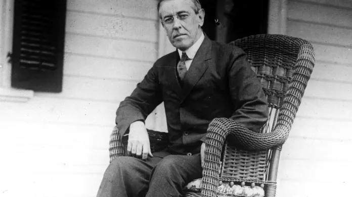 Woodrow Wilson byl prezidentem USA v letech 1913-1921