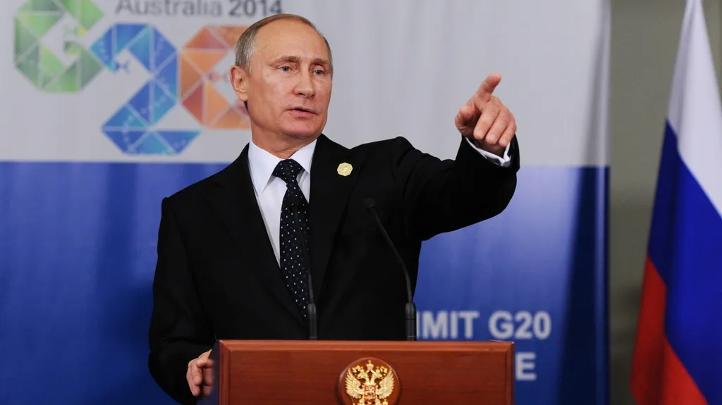 Vladimir Putin na summitu v Brisbane