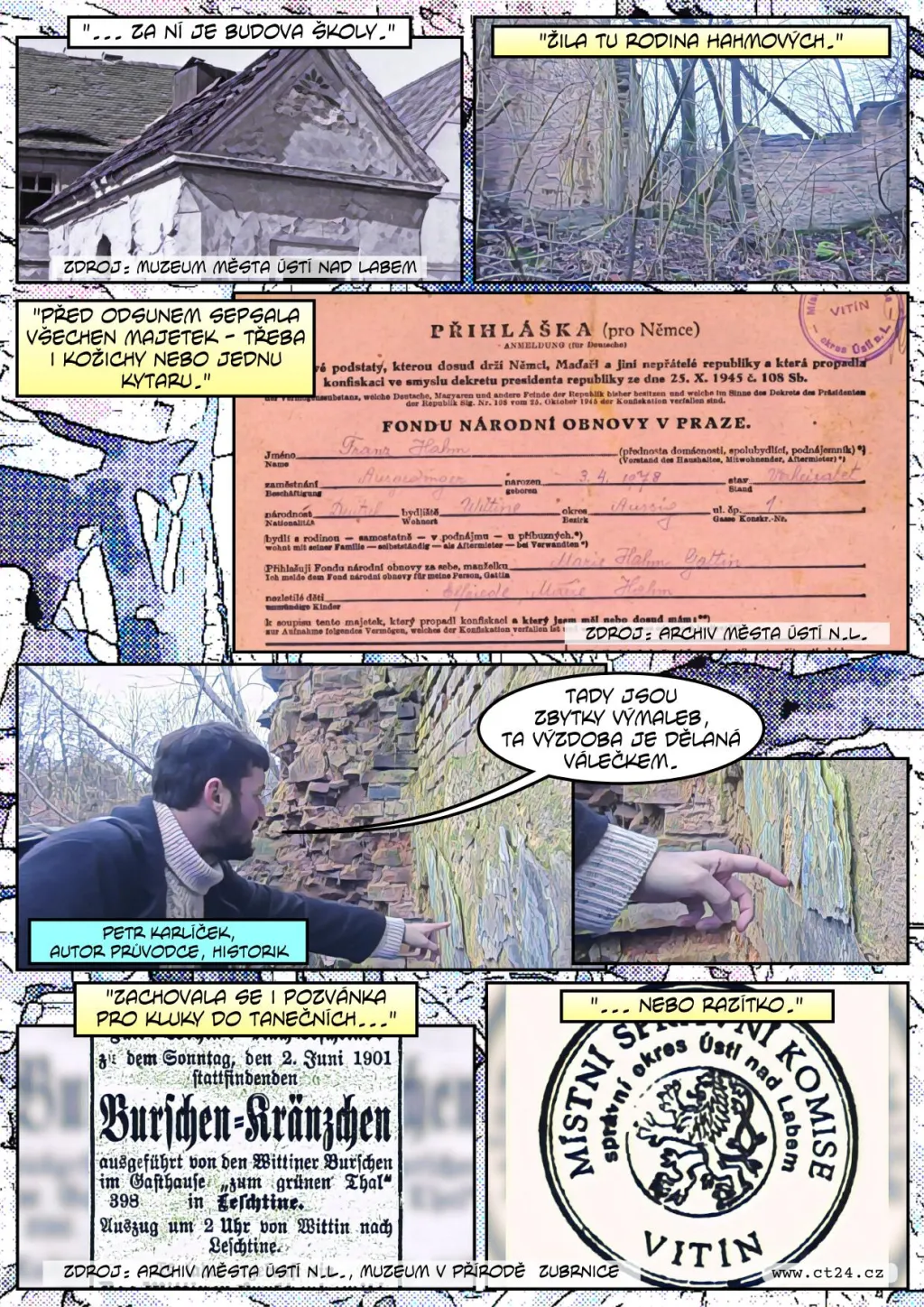 Opuštěné vesnice v Sudetech