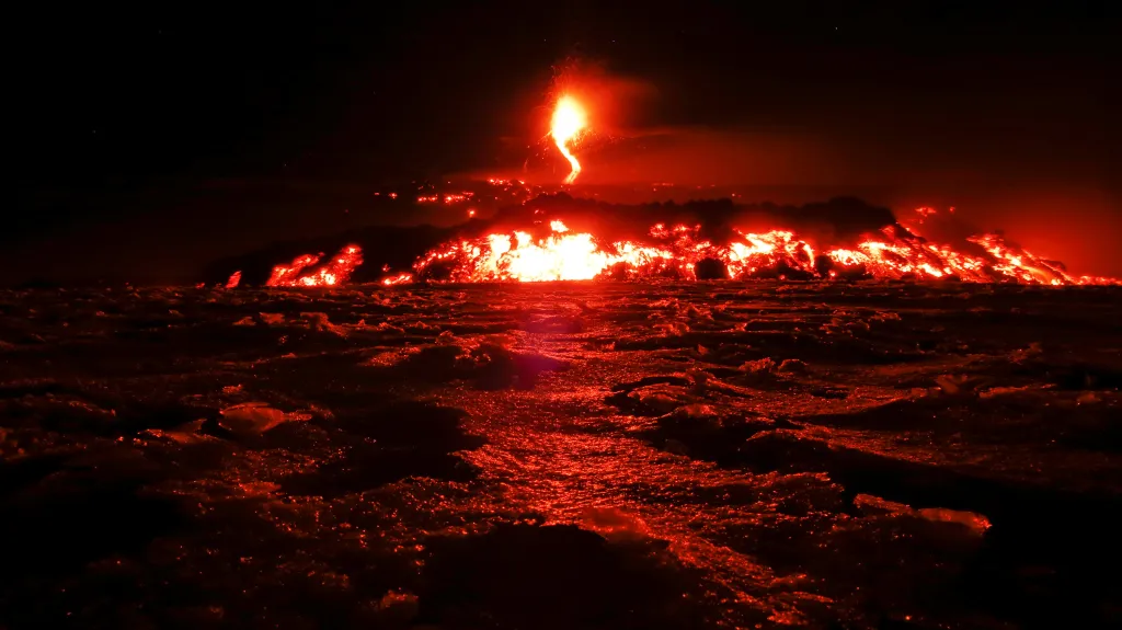 Sicilská sopka Etna