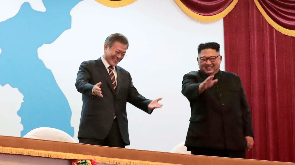 Setkání jihokorejského prezidenta Mun Če-ina a severokorejského vůdce Kim Čong-una v Pchjongjangu