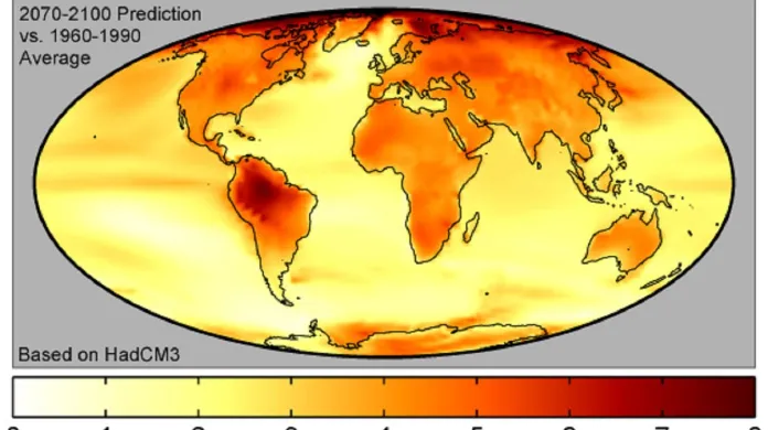 Předpověď oteplování planety