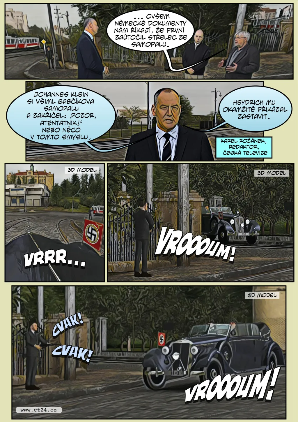Komiks: Výročí atentátu na Heydricha