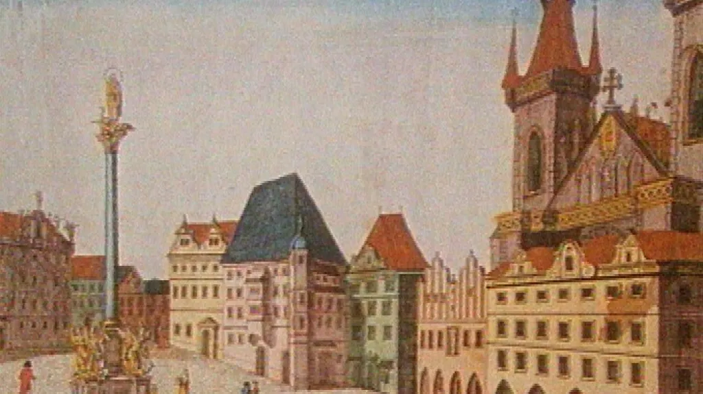 Mariánský sloup na Staroměstském náměstí