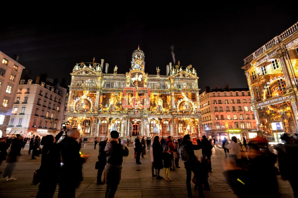 Festival světel ve francouzském Lyonu