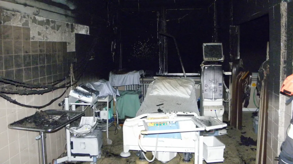 V nemocnici po požáru