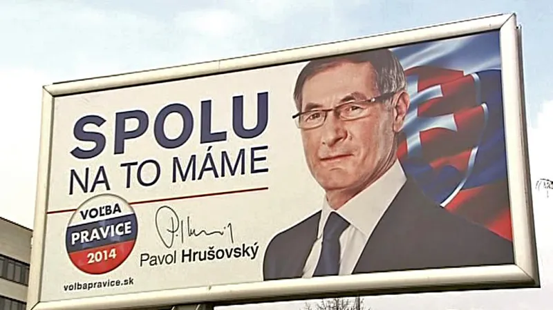 Předvolební kampaň Pavola Hrušovského