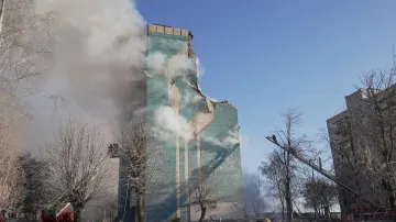 Důsledky ruského útoku v Ternopilu