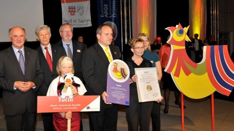 Tučínští se radují z evropského ocenění jejich vesnice
