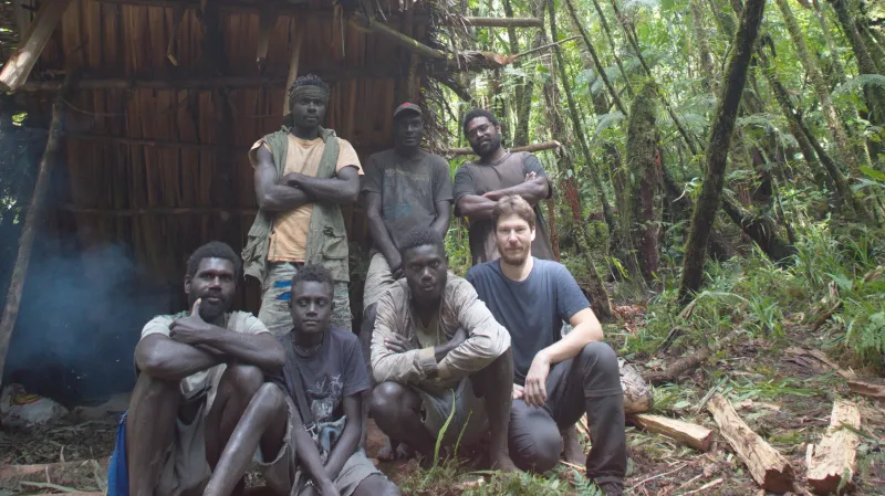 Milan Janda na ostrově Bougainville