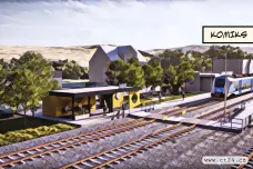 Zbourané kájovské nádraží nahradí moderní přístřešek