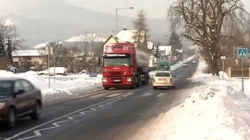 Provoz na objízdné trase D8