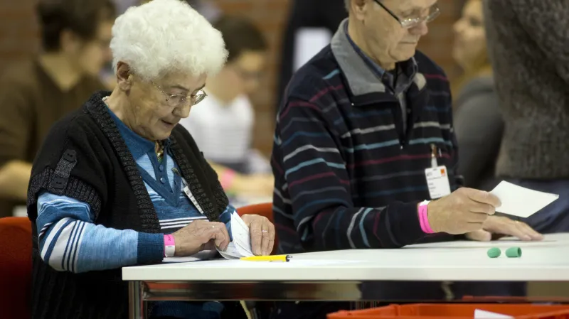 Členové SPD hlasují v referendu o vládní koalici