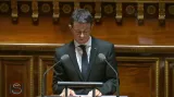 Projev premiéra Vallse ve francouzském Senátu