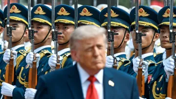 Americký prezident Donald Trump na návštěvě Číny