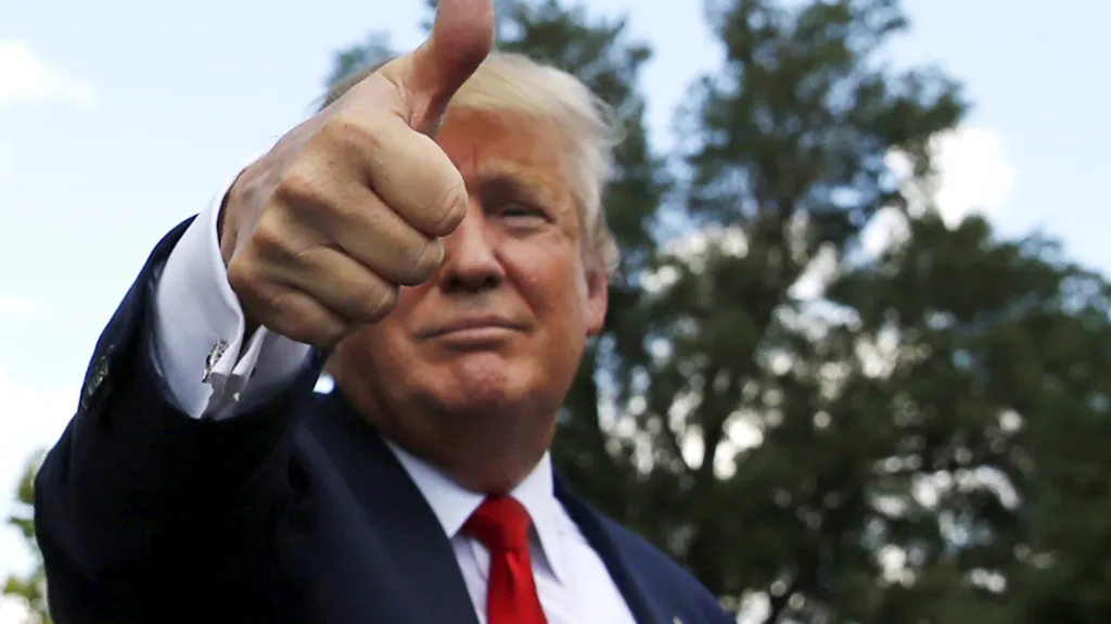 Donald Trump na demonstraci konzervativního hnutí Tea Party