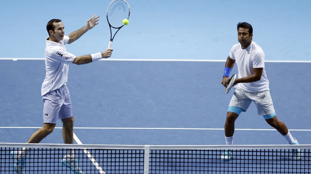 Radek Štěpánek a Leander Paes