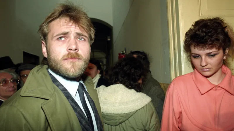 Šéfredaktor týdeníku Politika Josef Tomáš před zahájením líčení