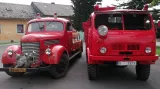 Výstava starých hasičských vozů ve Vanovicích