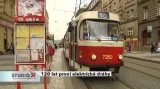 Studio ČT24 o tramvajovém výročí