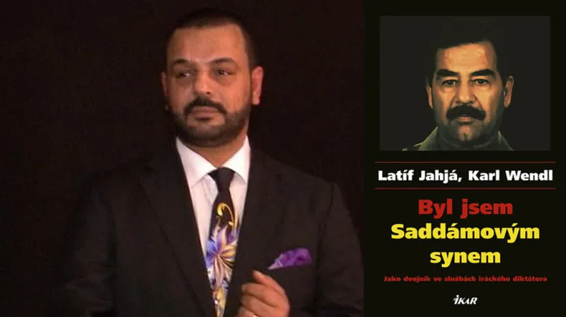 Latíf Jahjá a jeho kniha, která se stala předlohou k filmu Ďáblův dvojník
